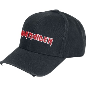 Iron Maiden Logo - Baseball Cap Baseballová kšiltovka černá - RockTime.cz