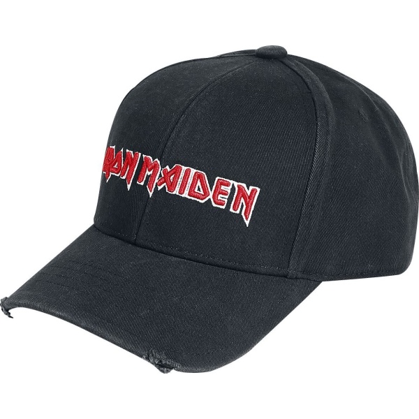Iron Maiden Logo - Baseball Cap Baseballová kšiltovka černá - RockTime.cz