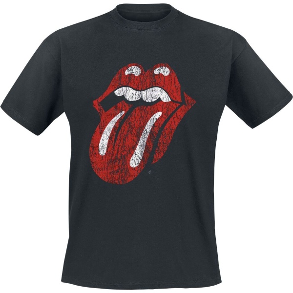 The Rolling Stones Classic Tongue Tričko černá - RockTime.cz