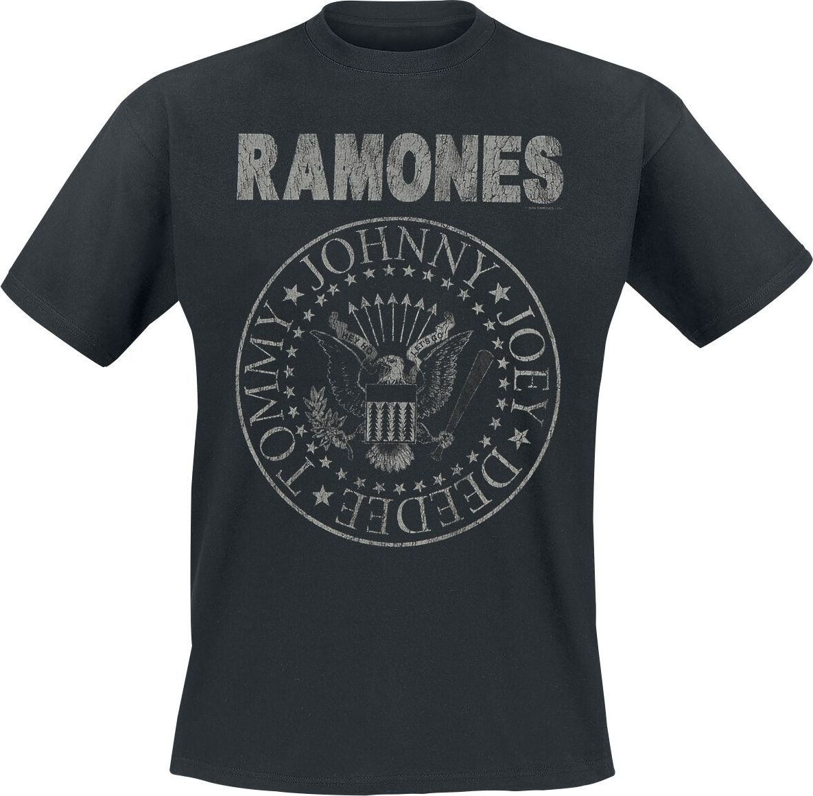 Ramones Hey Ho Let's Go - Vintage Tričko černá - RockTime.cz