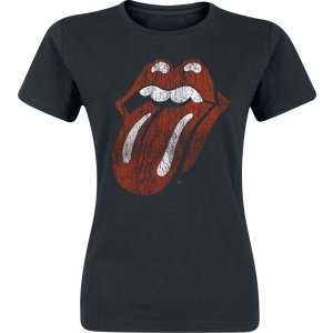 The Rolling Stones Classic Tongue Dámské tričko černá - RockTime.cz