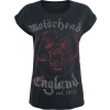 Motörhead England Dámské tričko černá - RockTime.cz