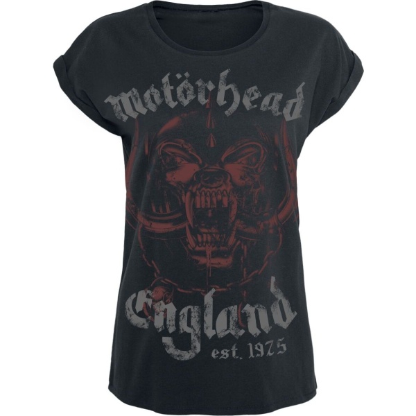 Motörhead England Dámské tričko černá - RockTime.cz