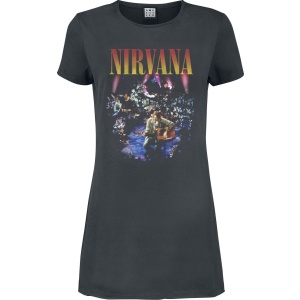 Nirvana Amplified Collection - Live In NYC Šaty charcoal - RockTime.cz