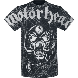Motörhead Dog Skull And Chains Allover Tričko celoplošný - RockTime.cz
