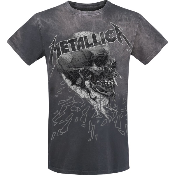 Metallica Sad But True Skull Tričko tmavě šedá - RockTime.cz