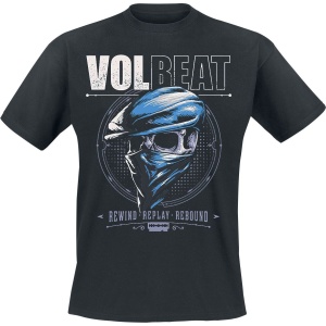 Volbeat Bandana Skull Tričko černá - RockTime.cz