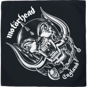 Motörhead England - Bandana Bandana - malý šátek cerná/bílá - RockTime.cz