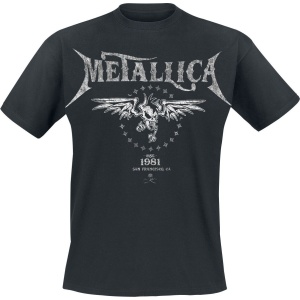 Metallica Biker Tričko černá - RockTime.cz