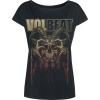 Volbeat Bleeding Crown Skull Dámské tričko černá - RockTime.cz