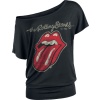 The Rolling Stones Plastered Tongue Dámské tričko černá - RockTime.cz