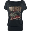 Volbeat Louder And Faster Dámské tričko černá - RockTime.cz