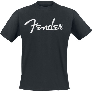 Fender Classic Logo Tričko černá - RockTime.cz