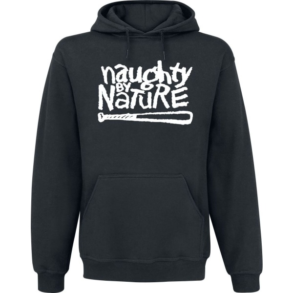 Naughty by Nature Classic Logo Mikina s kapucí černá - RockTime.cz