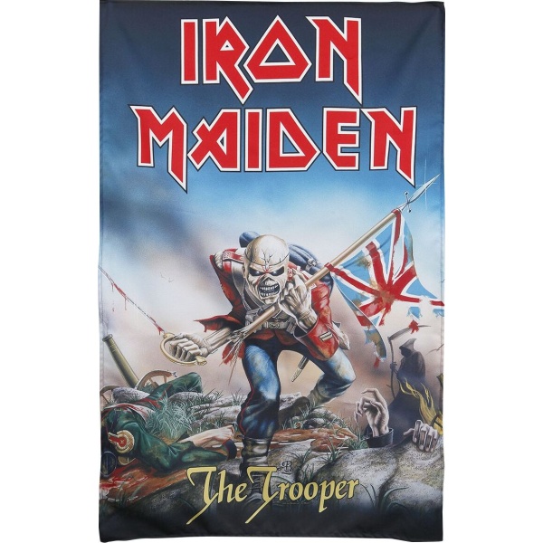 Iron Maiden The trooper Textilní plakát vícebarevný - RockTime.cz