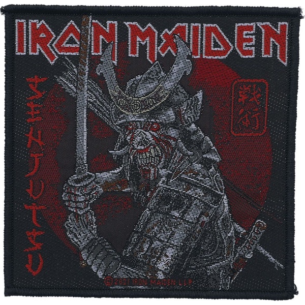 Iron Maiden Senjutsu nášivka cerná/cervená - RockTime.cz