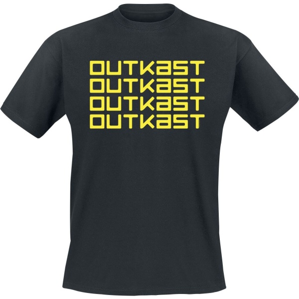 OutKast Logo Repeat Tričko černá - RockTime.cz