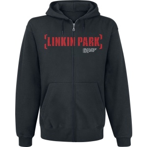 Linkin Park Meteora Red Mikina s kapucí na zip černá - RockTime.cz