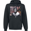 Tupac Shakur Pink Logo Mikina s kapucí černá - RockTime.cz