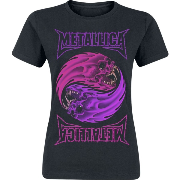 Metallica Yin Yang Dámské tričko černá - RockTime.cz