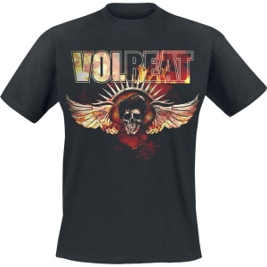 Volbeat Burning Skullwing Tričko černá - RockTime.cz