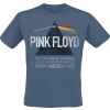 Pink Floyd North America 1972 Tričko modrá - RockTime.cz
