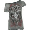 Slayer Mongo Logo Dámské tričko tmavě šedá - RockTime.cz