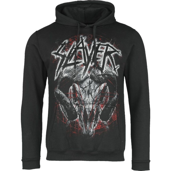 Slayer Mongo Logo Mikina s kapucí černá - RockTime.cz
