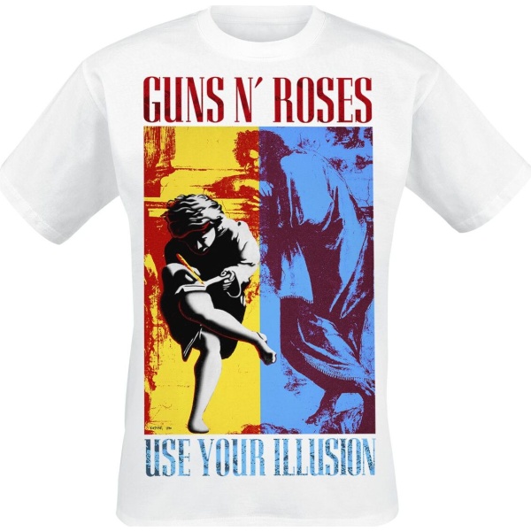 Guns N' Roses Use Your Illusion Tričko bílá - RockTime.cz