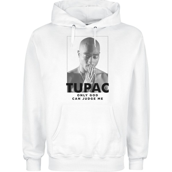 Tupac Shakur Prayer Mikina s kapucí bílá - RockTime.cz