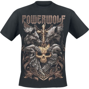 Powerwolf Wolves & Ravens Tričko černá - RockTime.cz