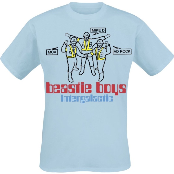 Beastie Boys Intergalactic Tričko modrá - RockTime.cz