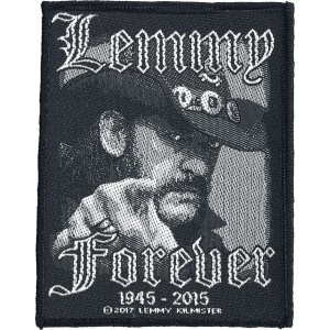 Motörhead Lemmy Kilmister - Forever nášivka cerná/bílá - RockTime.cz