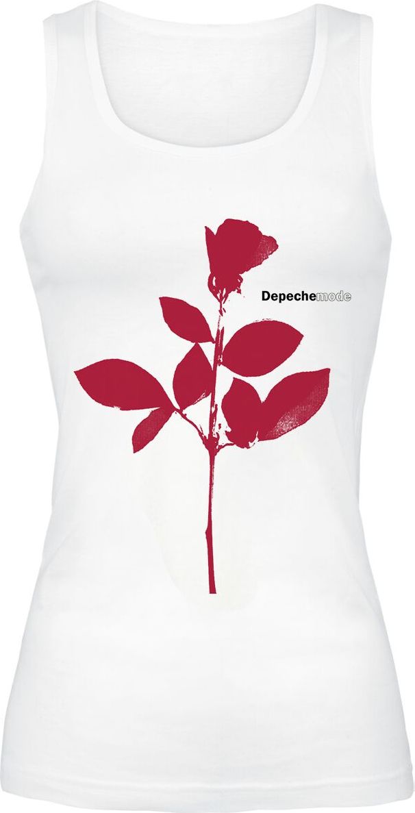 Depeche Mode Rose Dámský top bílá - RockTime.cz