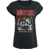 Mötley Crüe Vintage World Tour Flames Dámské tričko černá - RockTime.cz