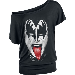 Kiss Gene Simmons Dámské tričko černá - RockTime.cz