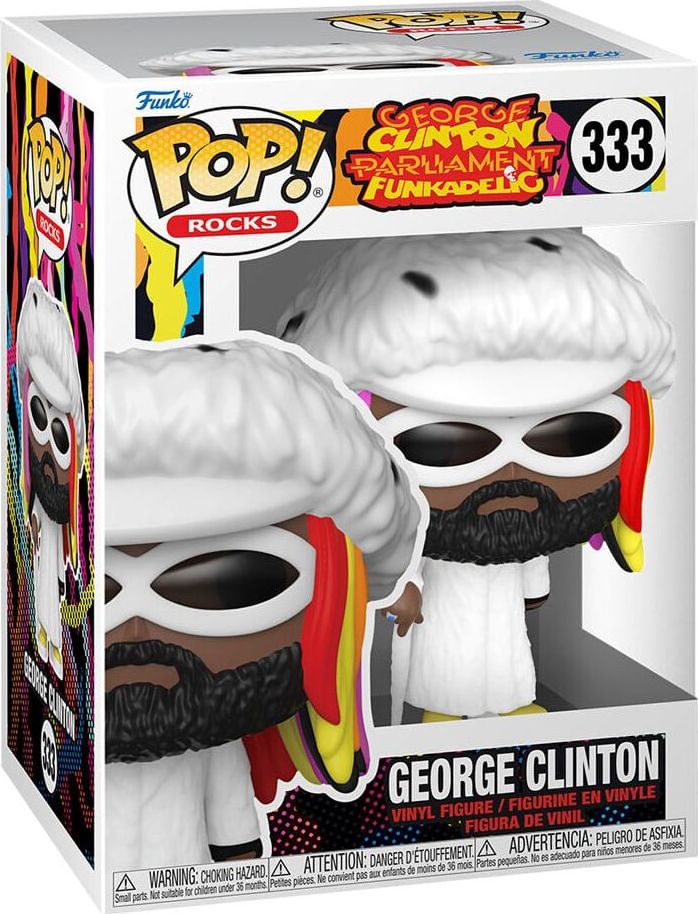 George Clinton Vinylová figurka č.333 George Clinton Rocks! Sberatelská postava standard - RockTime.cz