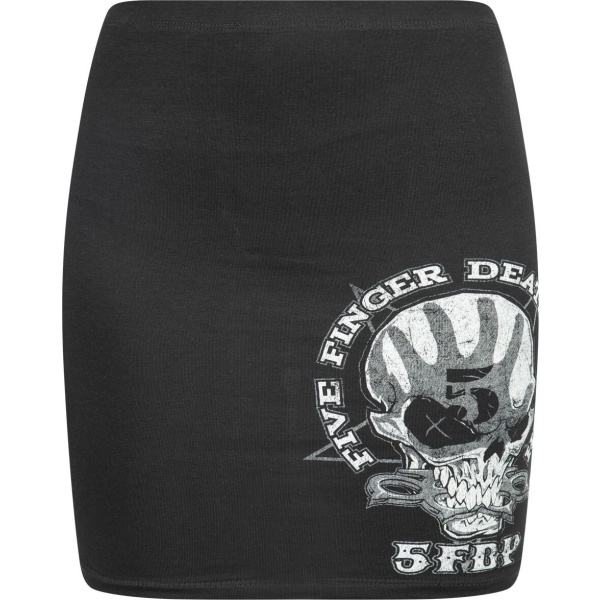 Five Finger Death Punch 1 2 F U Mini sukně černá - RockTime.cz