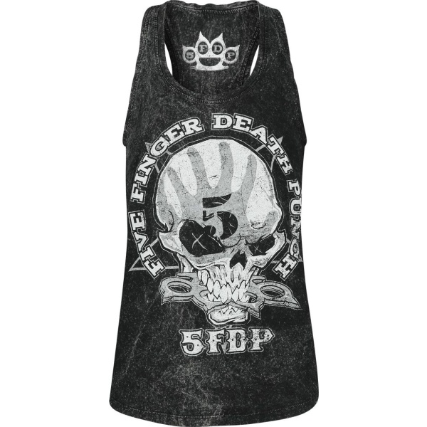Five Finger Death Punch 1 2 F U Dámský top antracitová - RockTime.cz