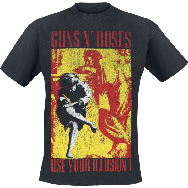 Guns N' Roses Illusion - Get In The Ring Tričko černá - RockTime.cz