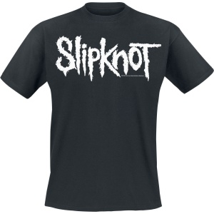Slipknot White Logo Tričko černá - RockTime.cz