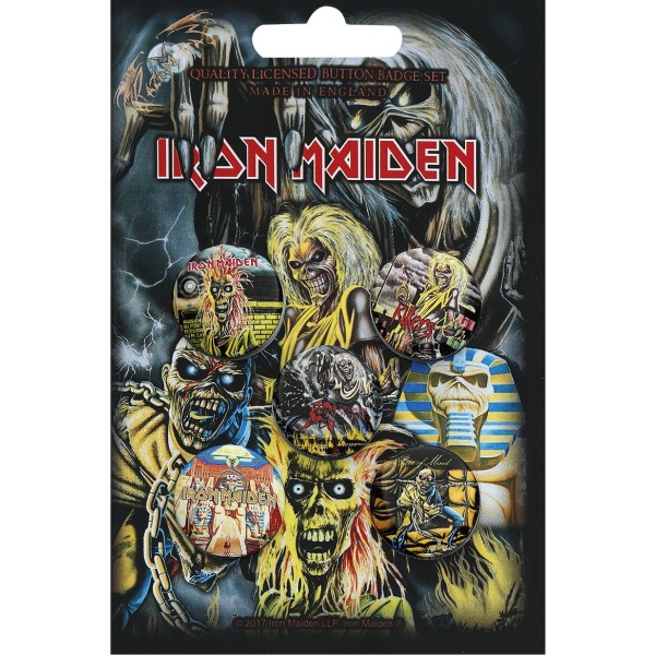 Iron Maiden Early Albums Odznak vícebarevný - RockTime.cz