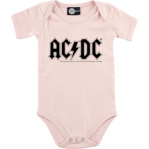 AC/DC Metal-Kids - Logo body světle růžová - RockTime.cz