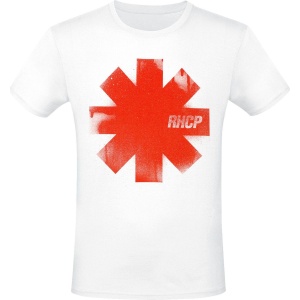 Red Hot Chili Peppers Red Logo Tričko bílá - RockTime.cz
