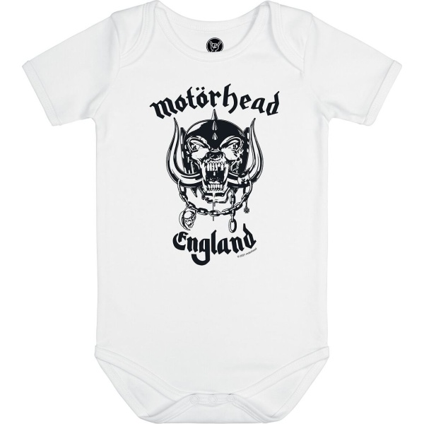 Motörhead Metal-Kids - England: Stencil body bílá - RockTime.cz
