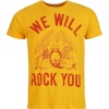 Queen We Will Rock You Tričko oranžová - RockTime.cz