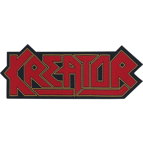Kreator Kreator Logo nášivka cerná/cervená - RockTime.cz