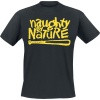 Naughty by Nature Yellow Classic Tričko černá - RockTime.cz