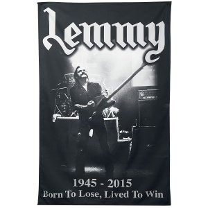 Motörhead Lemmy - Lived To Win Textilní plakát vícebarevný - RockTime.cz