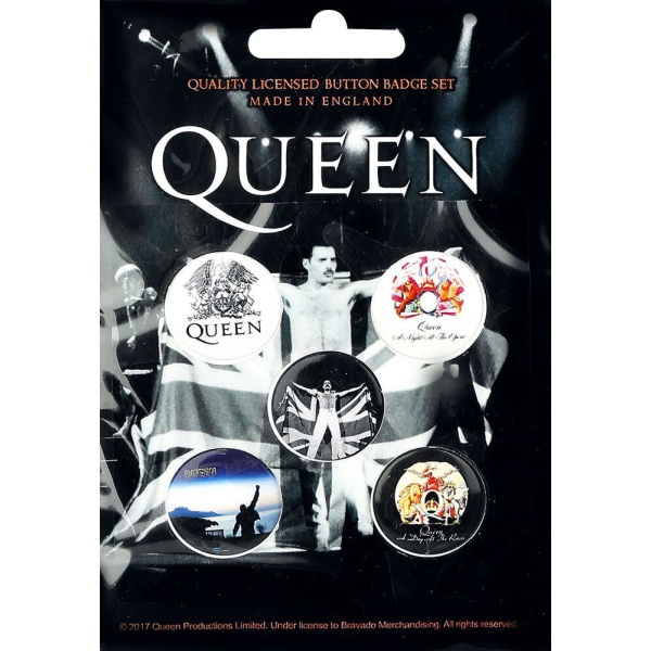 Queen Mix Odznak vícebarevný - RockTime.cz